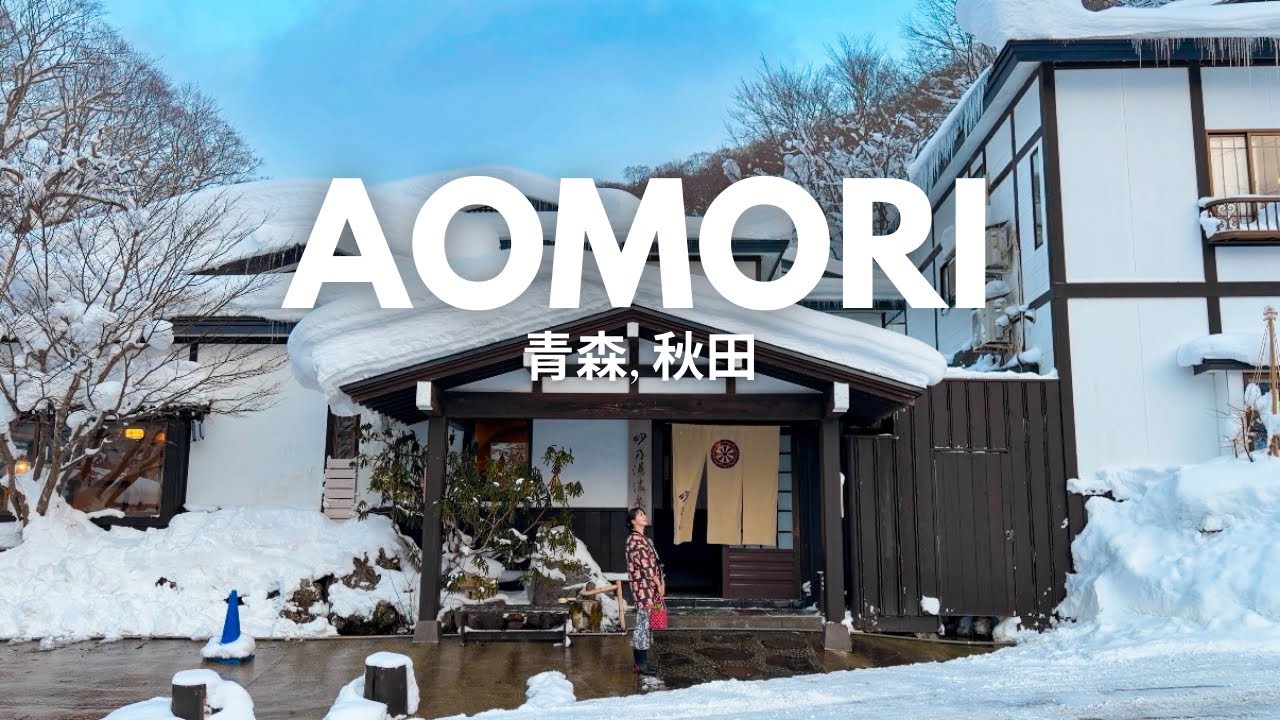 아오모리 여행 vlog ep.2🇯🇵 | 현지인들도 죽기 전에 가고싶어하는 일본 1위 온천 츠루노유 | 깊은 산 속의 설국 뉴토온천마을에서 겨울 온천 | 아키타여행 | 다자와코