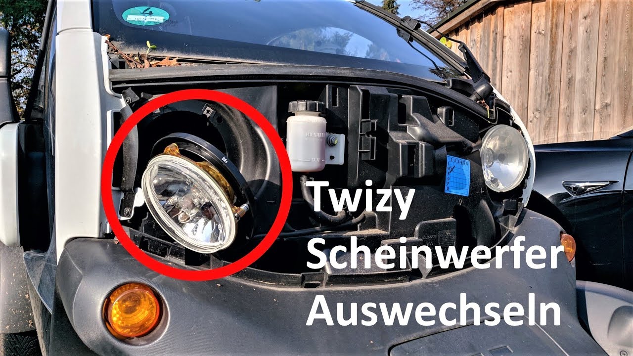 Renault Twizy Frontscheinwerfer Austausch Selbst Gemacht