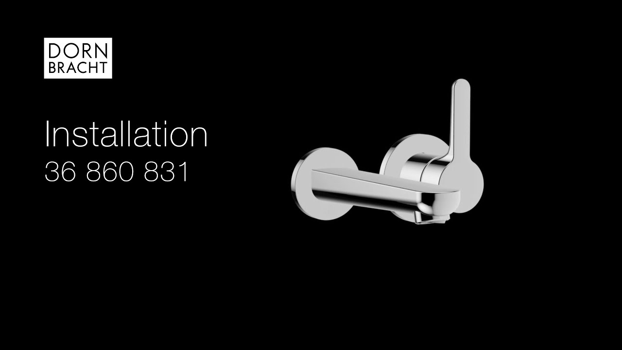 Installation DORNBRACHT YAMOU single-lever basin mixer without pop-up waste | Dornbracht