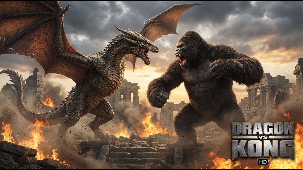 Phoenix Dragon vs King Kong: Fire Reborn &ndash; The Ultimate Mythical Clash!