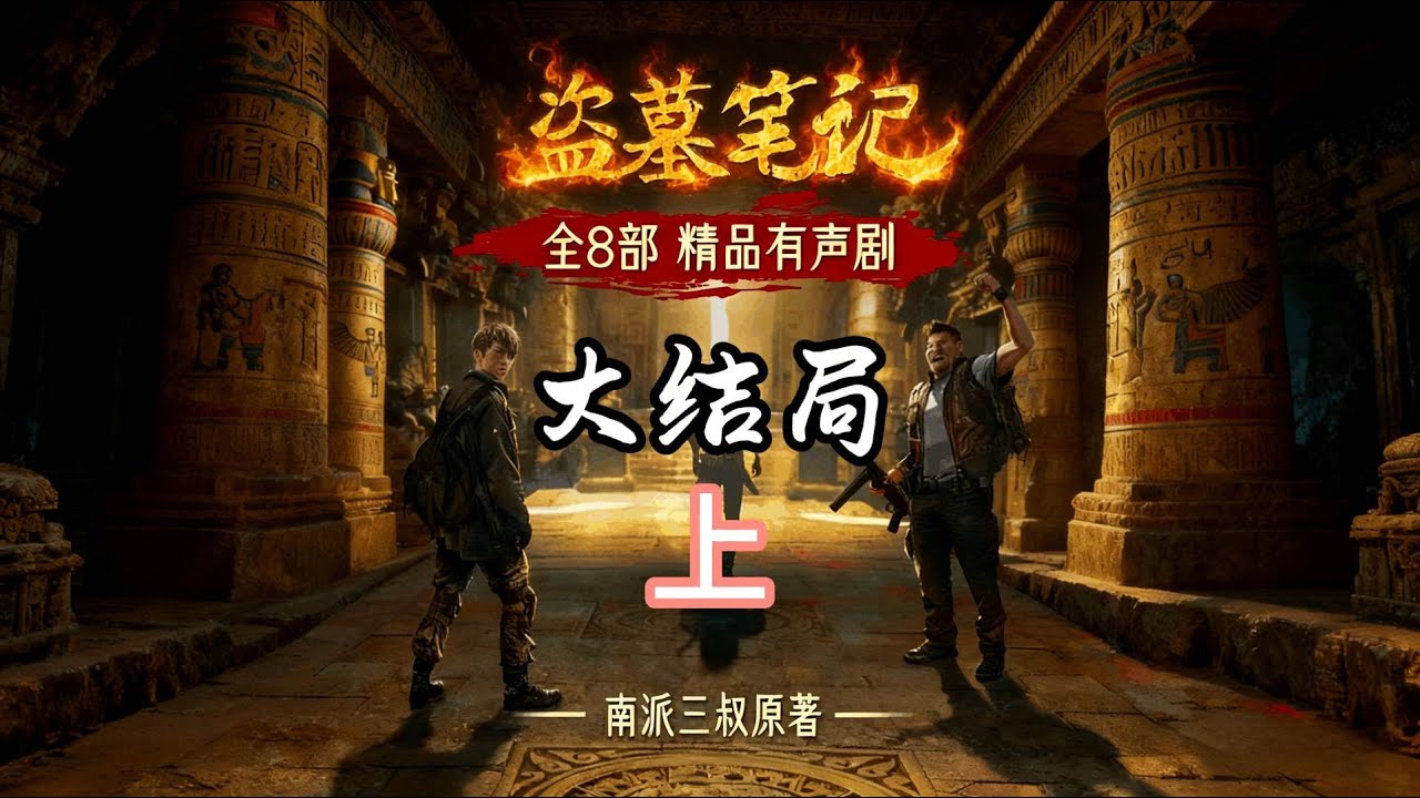 《盗墓笔记》大结局 上 ，全8季770集完结！南派三叔原著，热门悬疑推理有声读物🔥精品无损音质，高质量助眠有声读物有声小说。