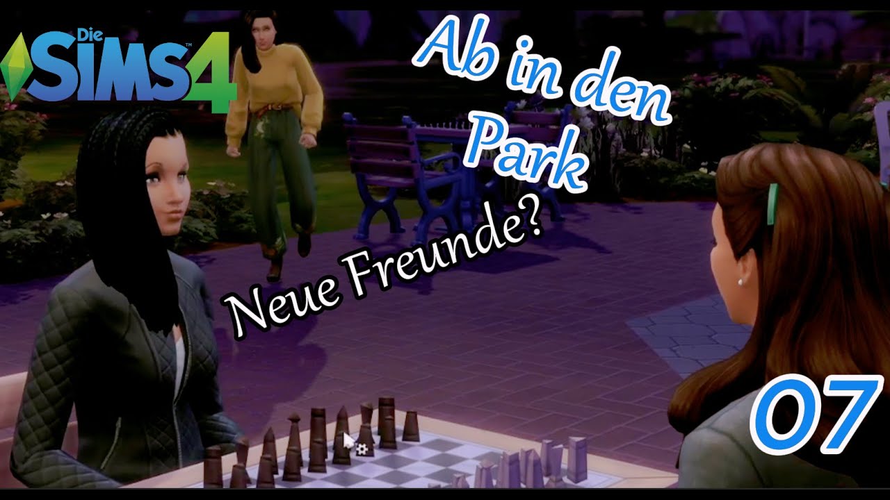 Die Sims 4 - Let's Play #07 Nette Leute die im Park herumstreifen