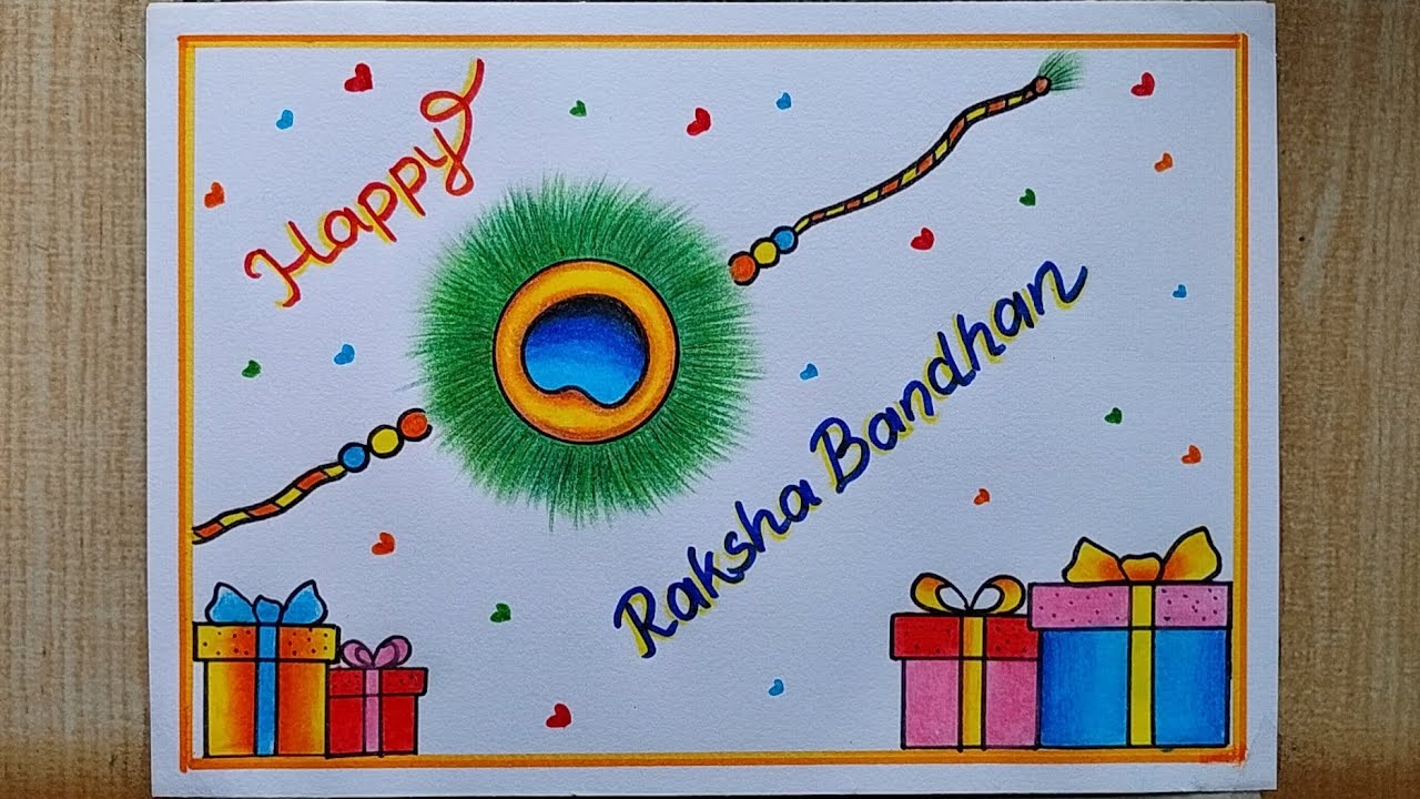 Rakshabandhan drawing easy| How to draw Rakhi step by step| Rakshabandhan special Drawing