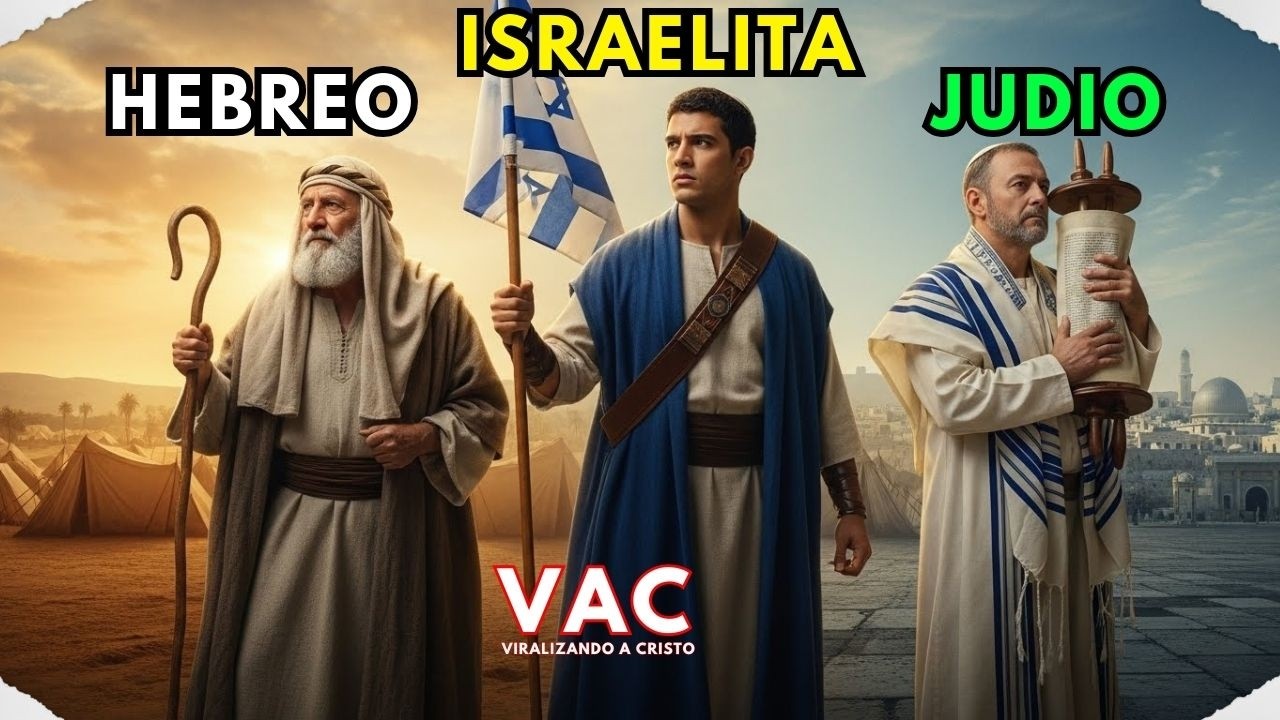La impactante diferencia entre Judíos, Hebreos e Israelitas