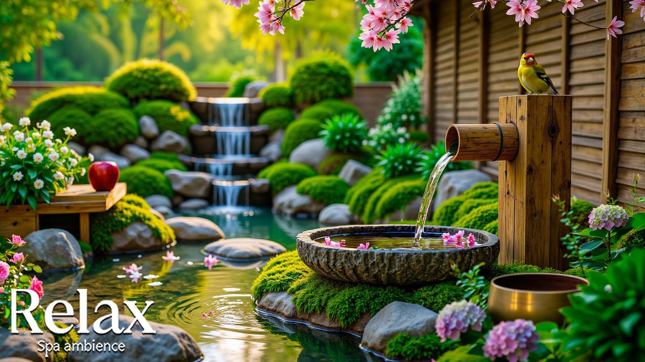 Успокаивающая расслабляющая музыка + звуки воды для сна 🍃 Расслабляющая фортепианная музыка, снятие