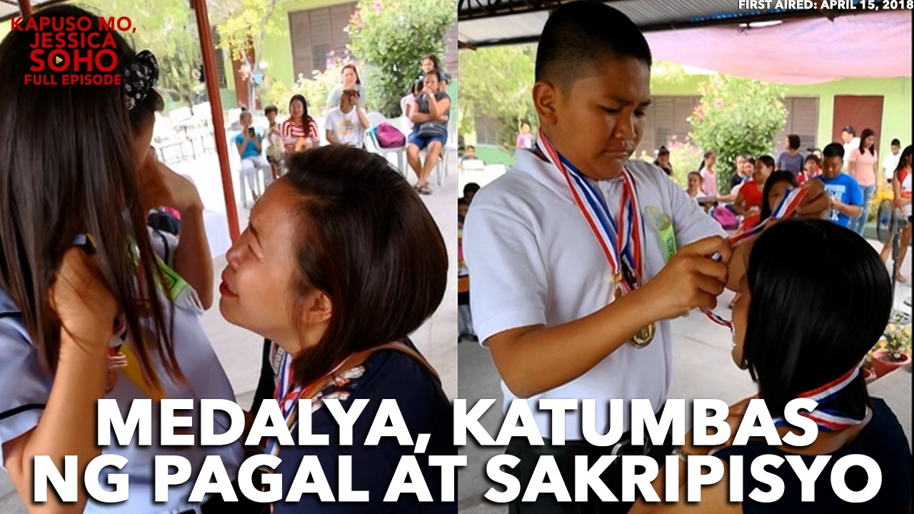 MGA ESTUDYANTE, SINABITAN NG MEDALYA ANG KANILANG MGA INA | Kapuso Mo, Jessica Soho