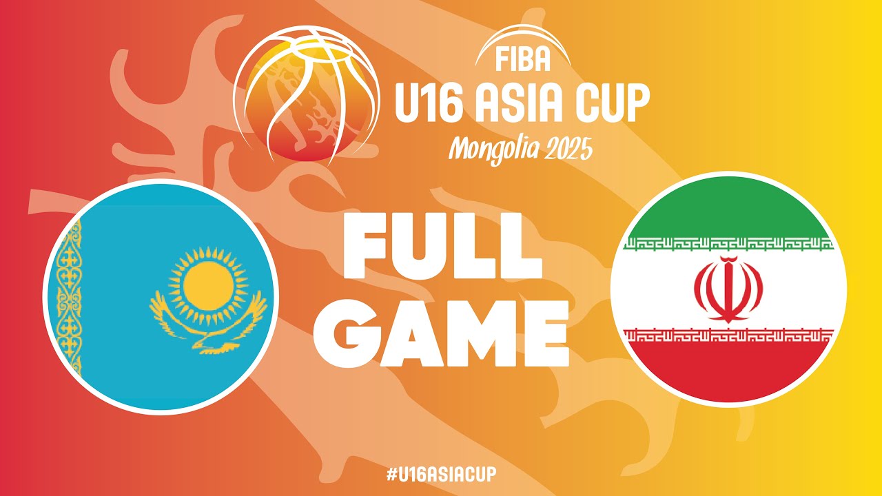 Group Phase | Kazakhstan v Iran | Full Basketball Game | FIBA U16 Asia Cup 2025