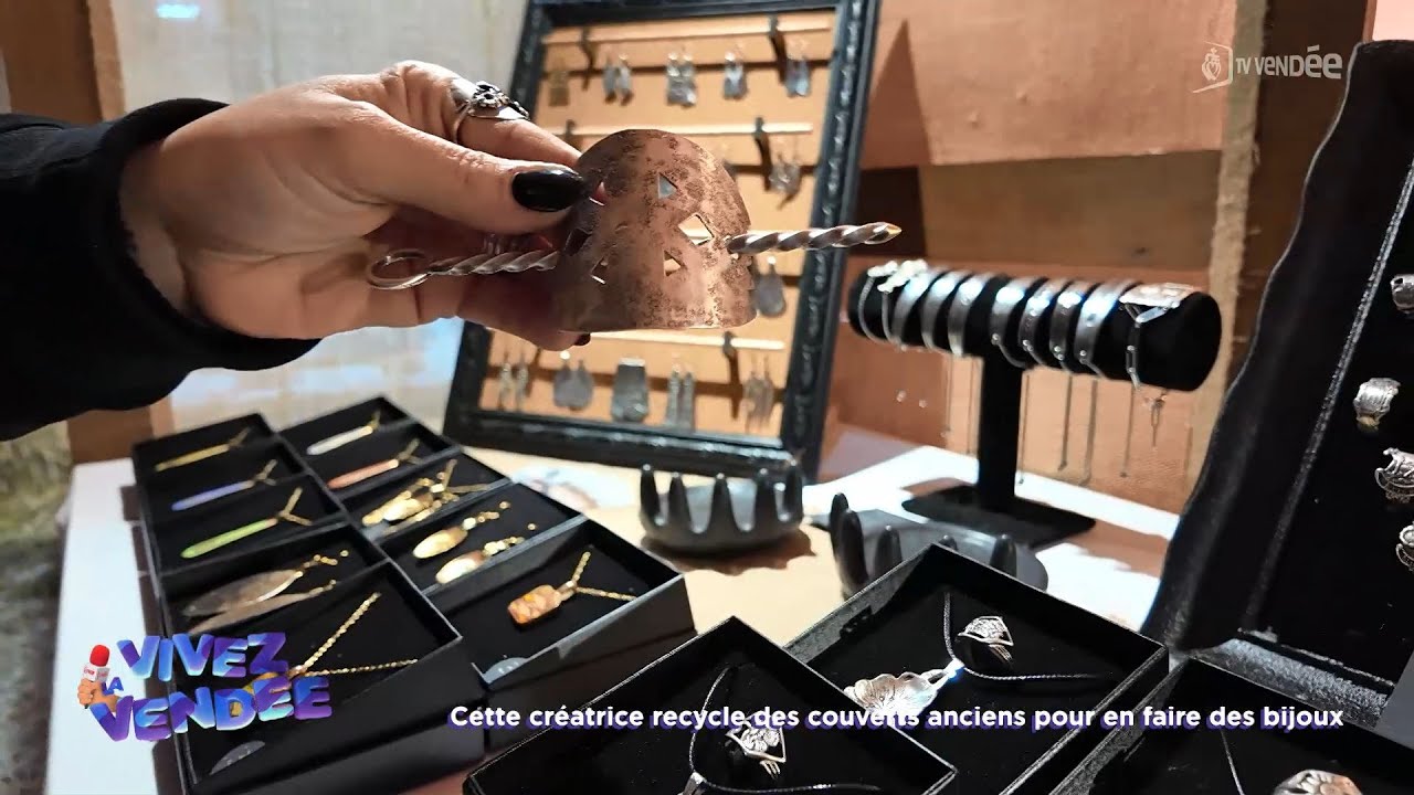 Vivez la Vendée : Cette créatrice recycle des couverts anciens pour en faire des bijoux