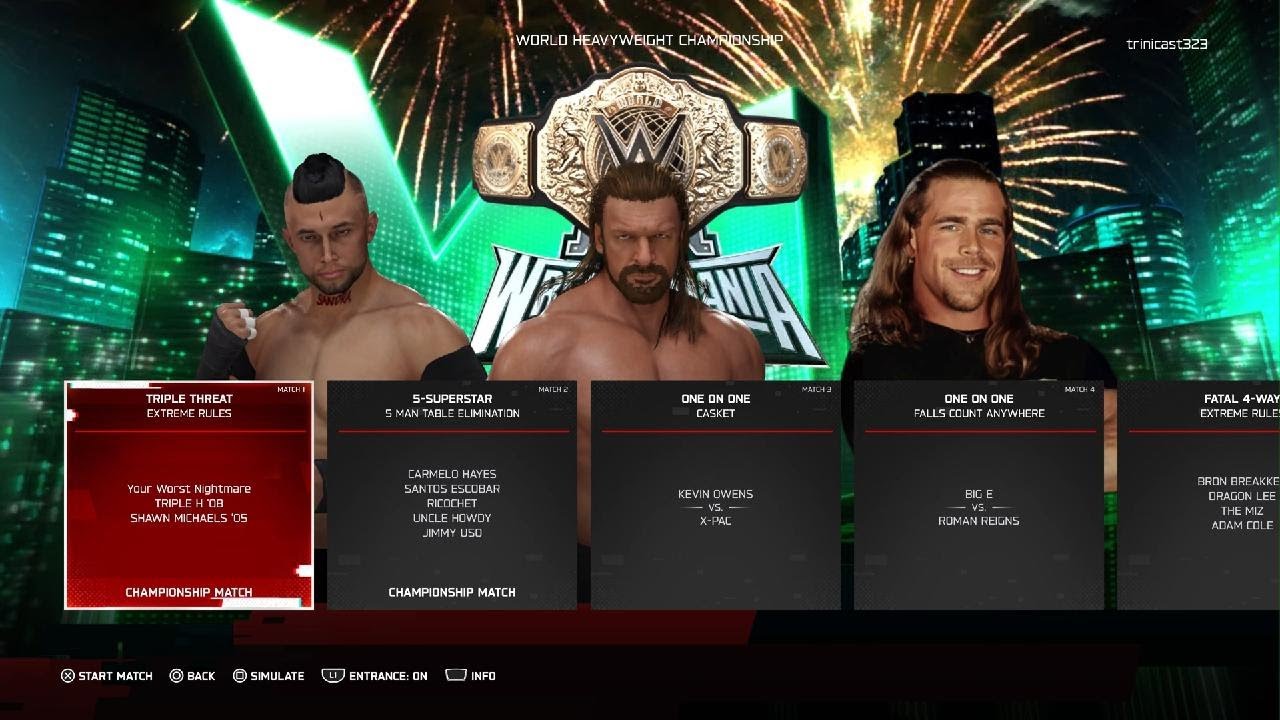 WWE 2K25_ Your Worst Nightmare vs Triple H vs Shawn Michaels