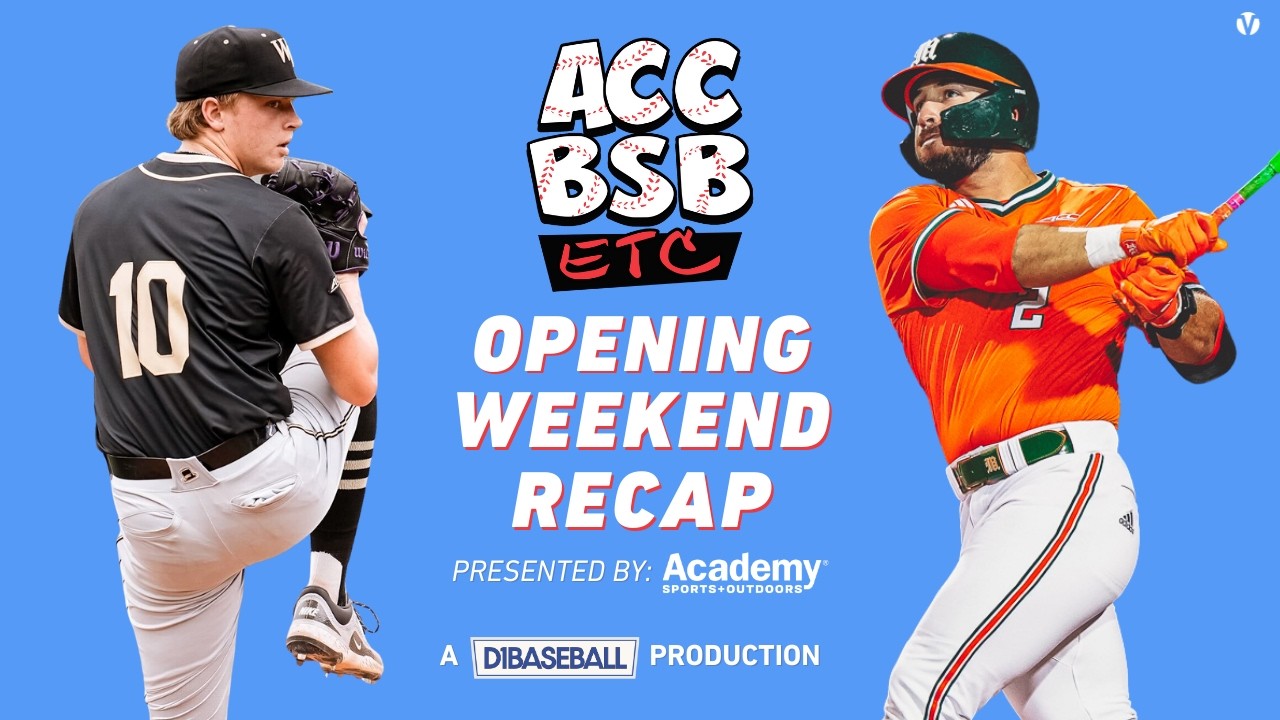 ACC Opening Weekend Recap: Stock Risers, Standouts, Early Surprises [ACC Baseball Etc.]
