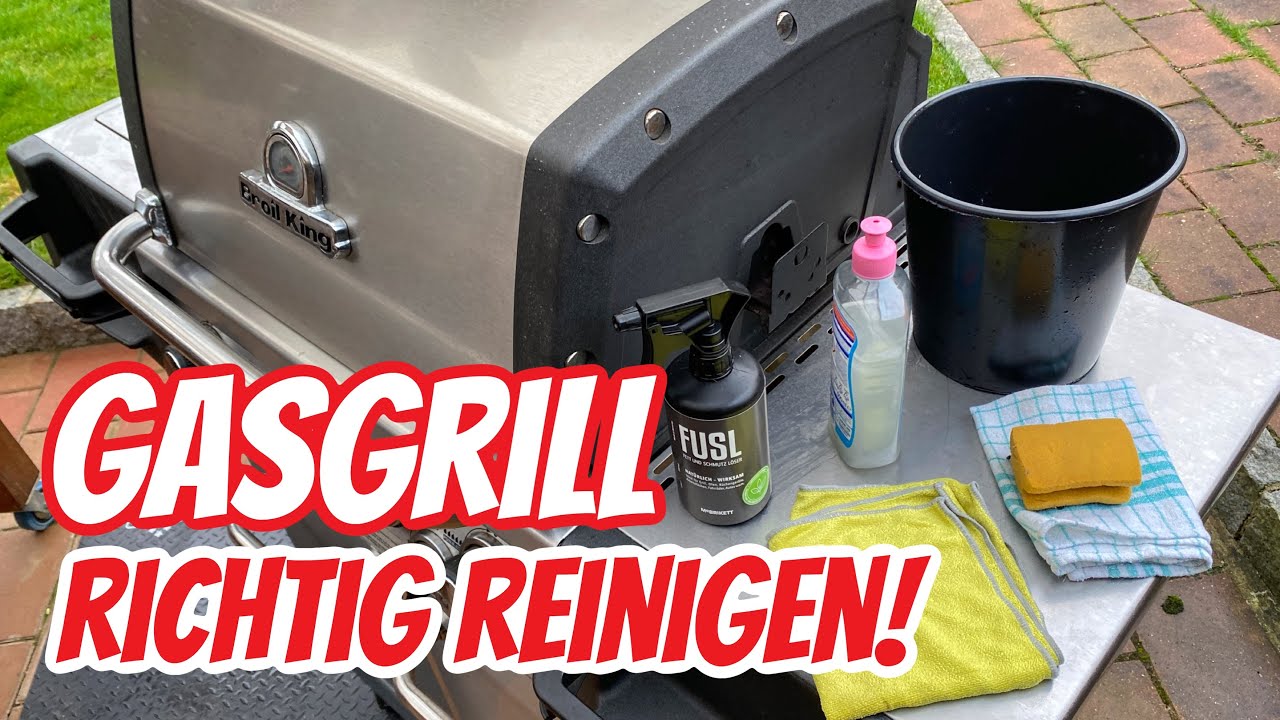 Grillreinigung schnell und einfach - Gasgrill richtig reinigen
