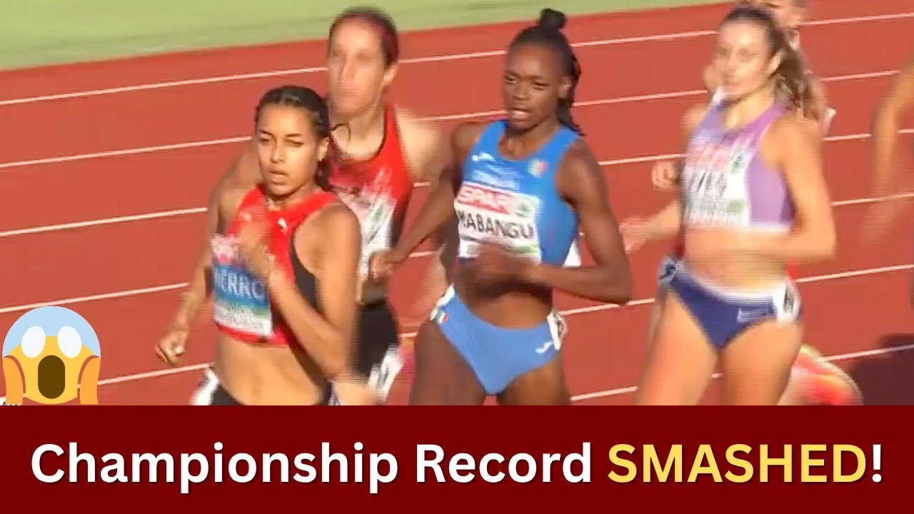 Audrey Werro SMASHES Championship Record Womens 800m Final Bergen 2025