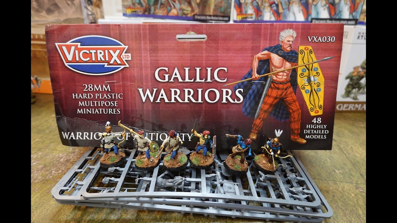 Распаковка Victrix Gallic Warriors