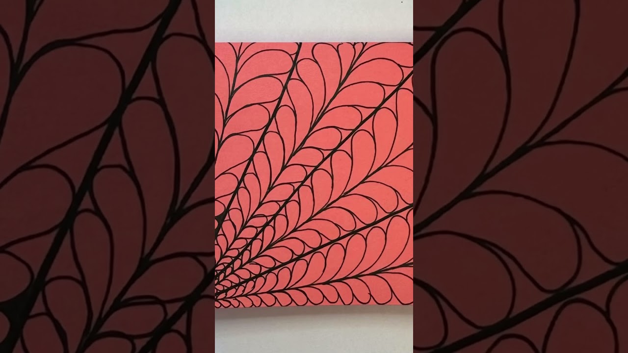 Easy Zendoodle for Beginners #doodleart #zendoodle