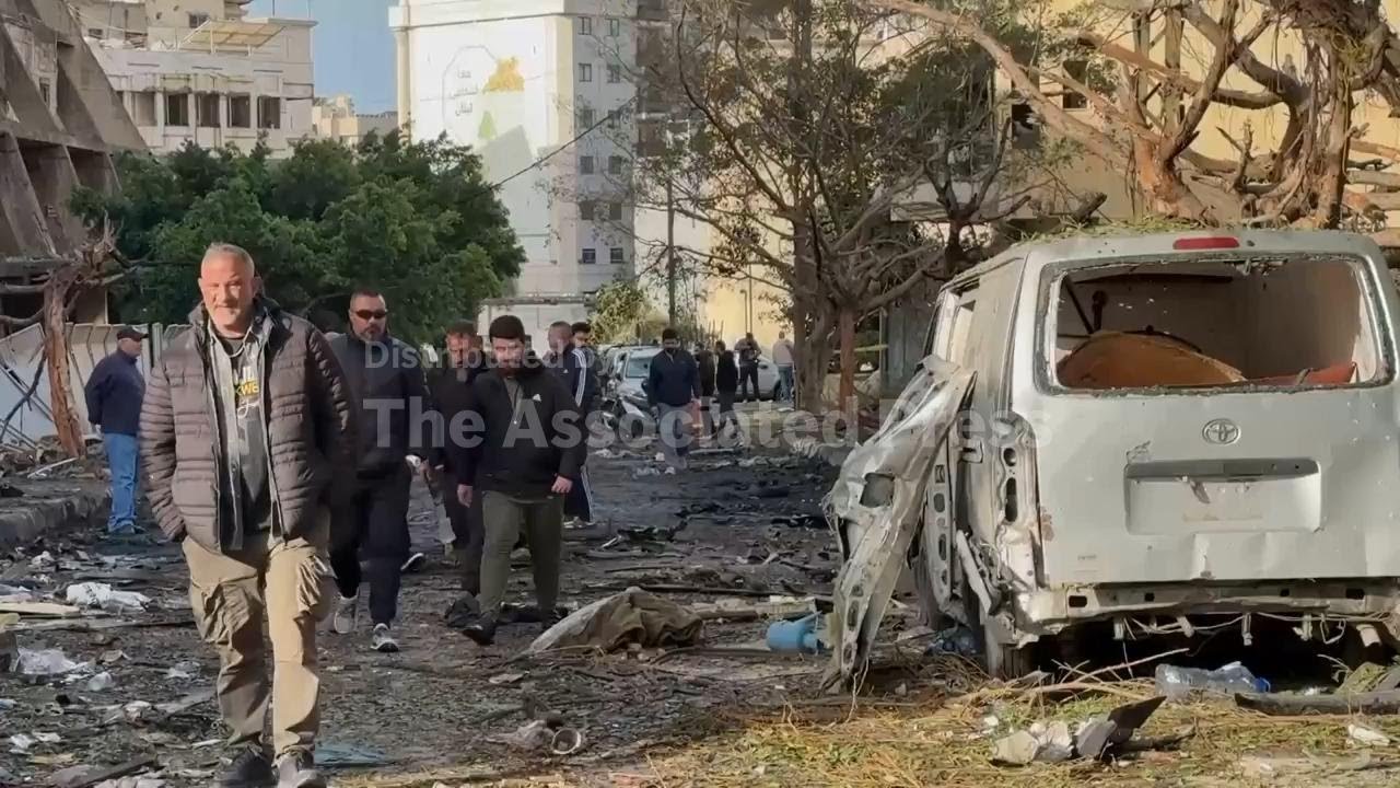 Widespread devastation in Beirut neighbourhood after deadly Israeli strike