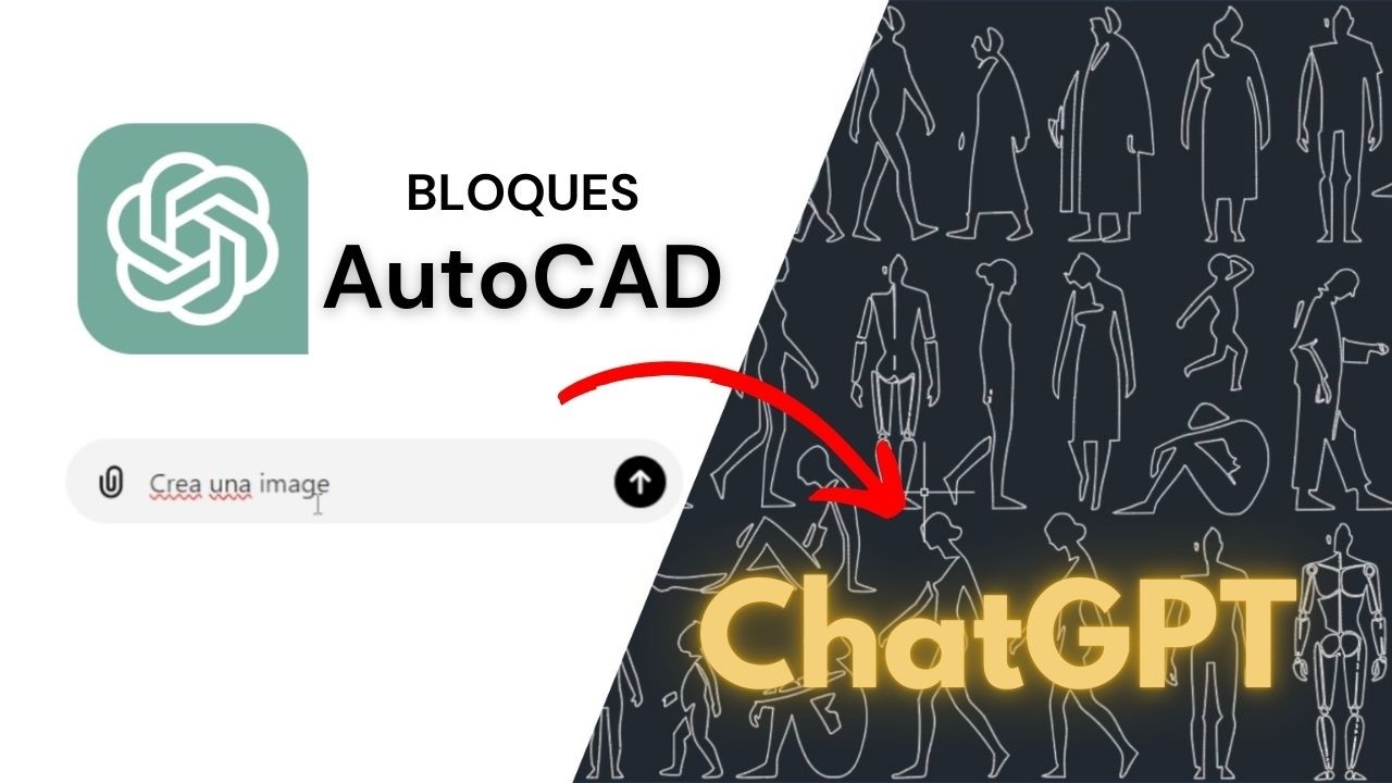 🧠 Creo MILES de BLOQUES de AutoCAD con CHATGPT  ► EN MINUTOS!!!