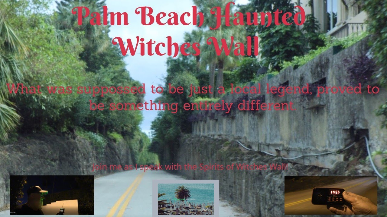 Palm Beach Haunted Witches Wall
