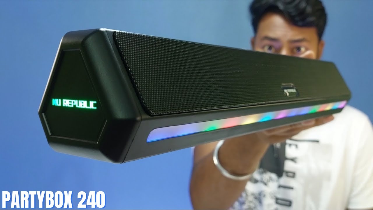 Nu Republic Partybox 240 Bluetooth Soundbar | Unboxing & Review | Best Soundbar Under 1500 |