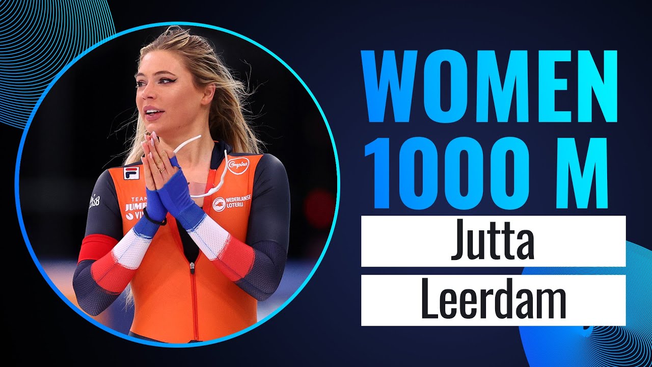 Jutta LEERDAM (NED) | Winner | 1000m Women | Stavanger 2023 | #SpeedSkating