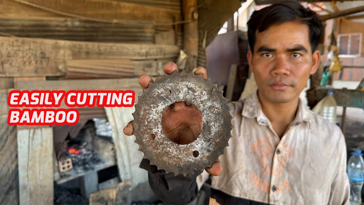 HOW TO MAKE THE MOST BEAUTIFUL KNIFE FROM SPROCKET.