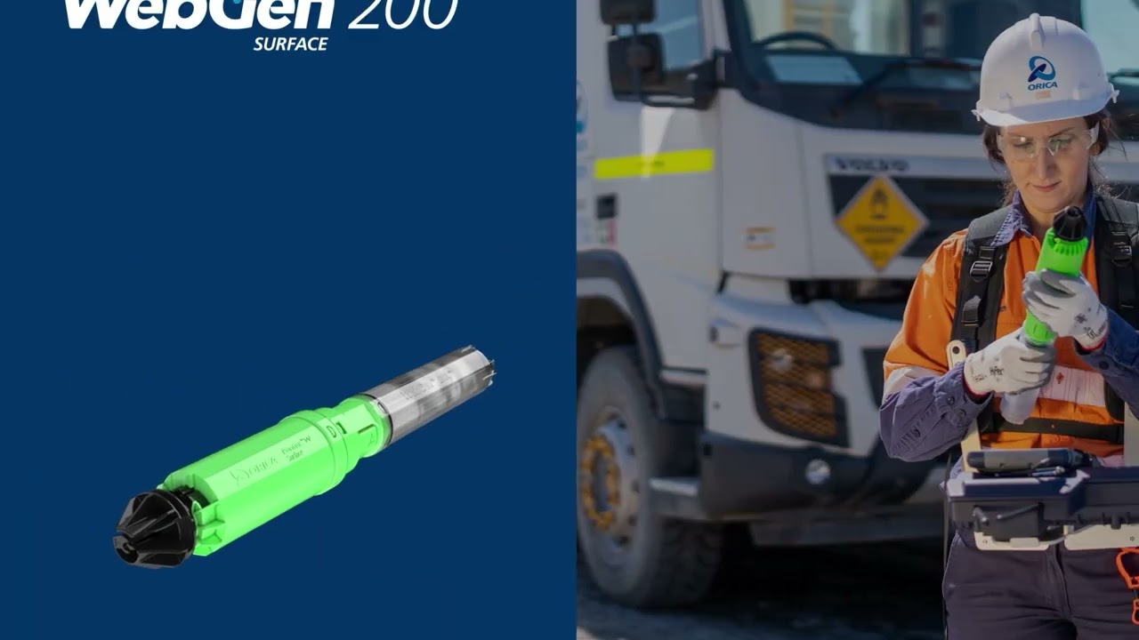Orica's WebGen™ 200 Wireless Initiating System