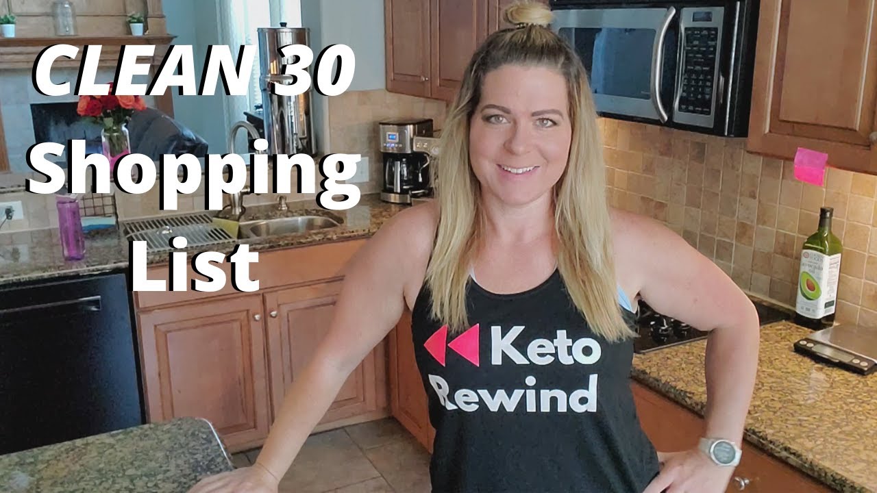 Keto Rewind CLEAN 30 Shopping List │Protein Shake & Unflavored Collagen FAQ #KRClean30