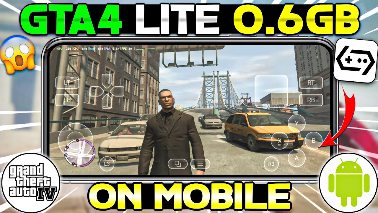 🤯 GTA 4 Extremely Lite Version Only In 600MB On Android | Gta 4 Lite Gamehub Setup And Settings