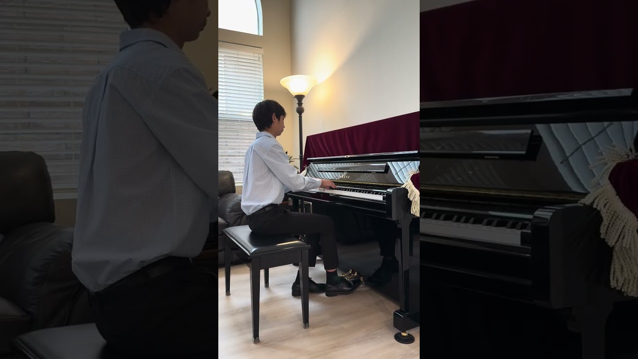 Albert Chen play The Seasons, Op. 37a: 4. April by Tchaikovsky 