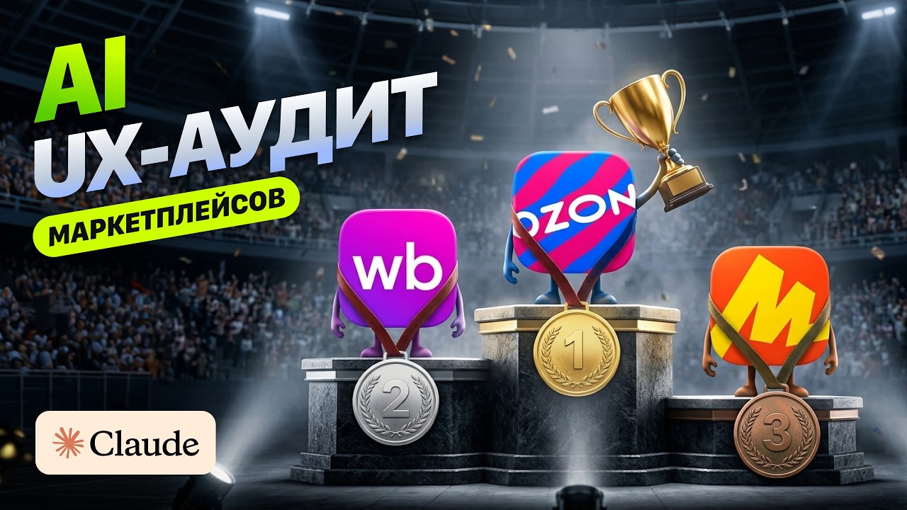 UX-аудит с помощью AI: какие ошибки найдены на Wildberries, Ozon и Яндекс Маркете