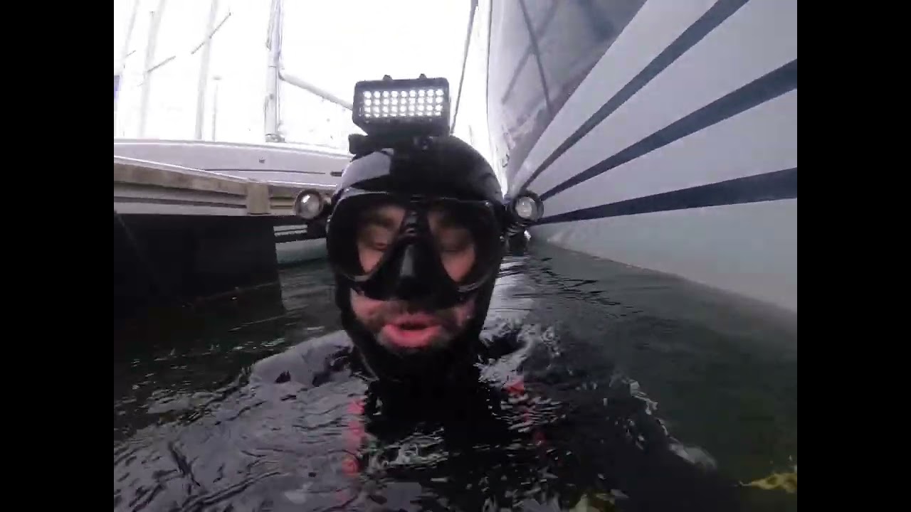 Nettoyage de coque d’un X-Yacht