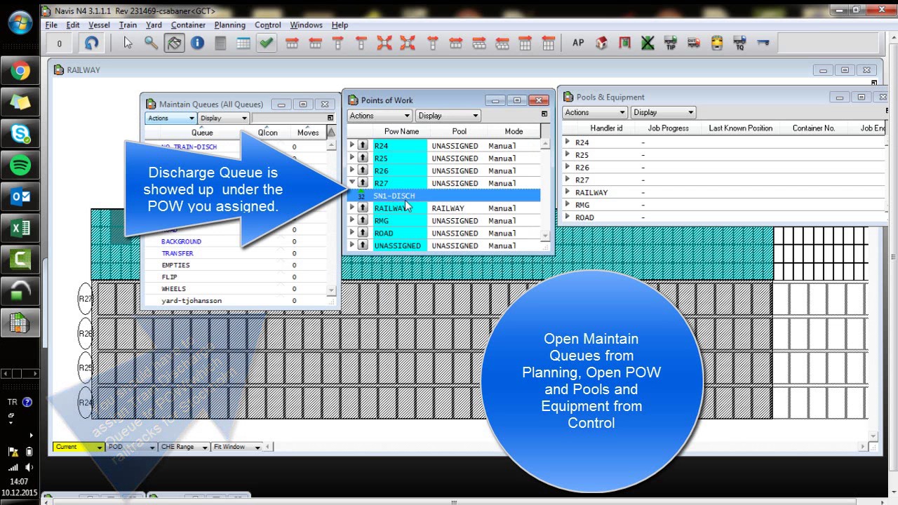 Simple Planning with Allocation Filters in Intermodal Terminals in N4