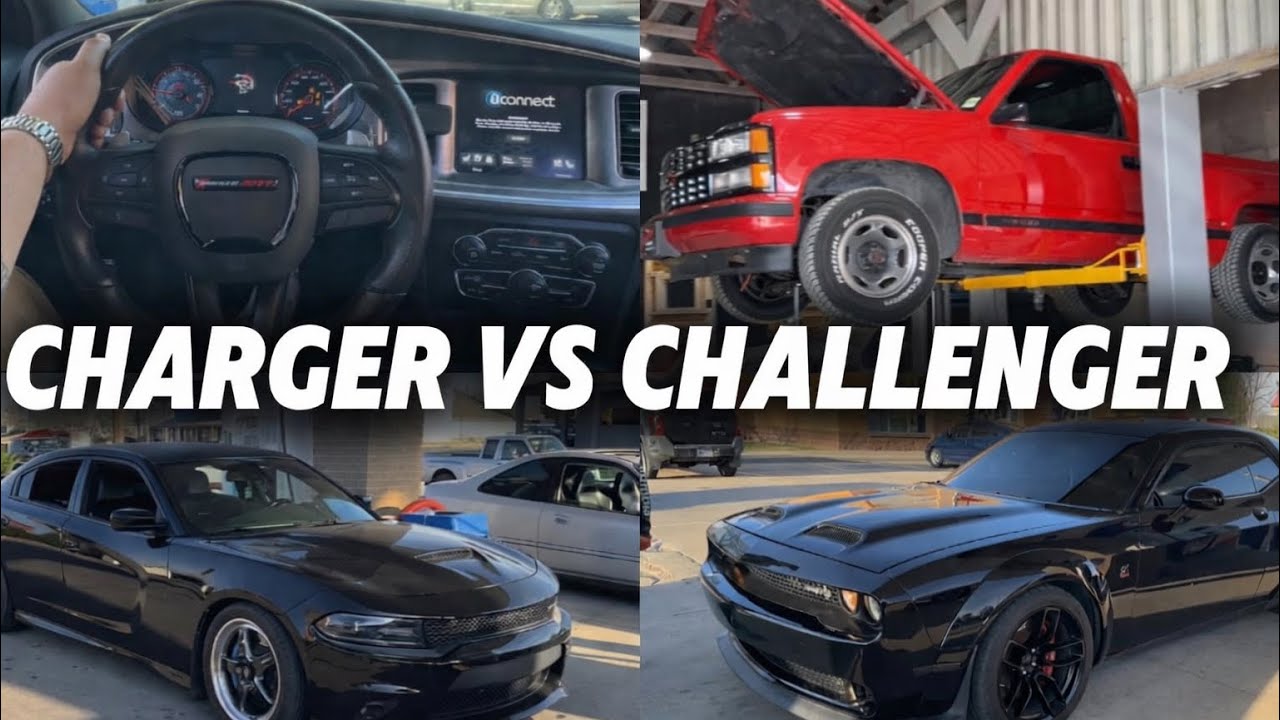 CHARGER DAYTONA 392 VS CHALLENGER SCATPACK 