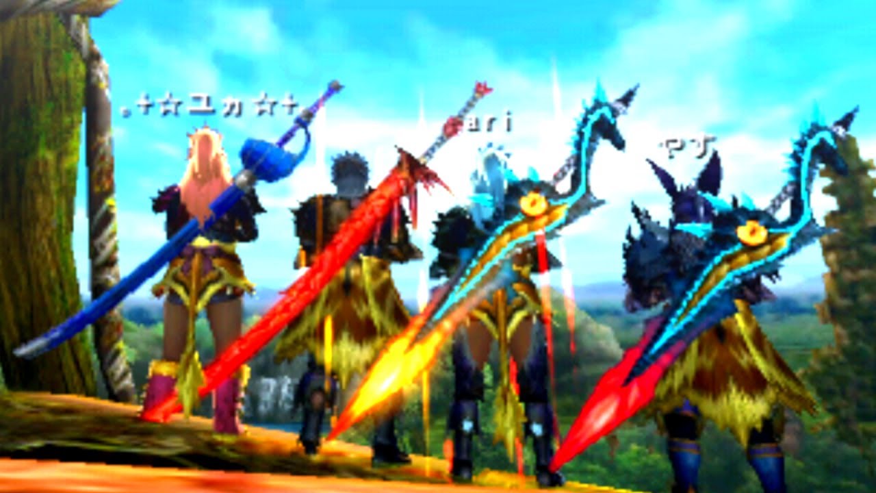 【MH4G】カッコよすぎる発掘睡眠麻痺太刀が4人揃うと・・・
