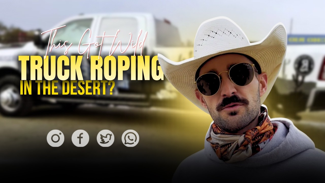DUAL IN THE DESERT TRUCK ROPING!!!