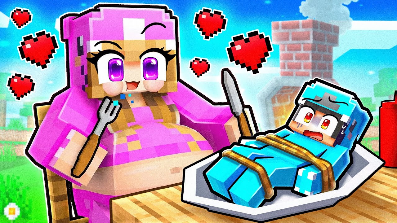 Lily EATS OMZ in Minecraft