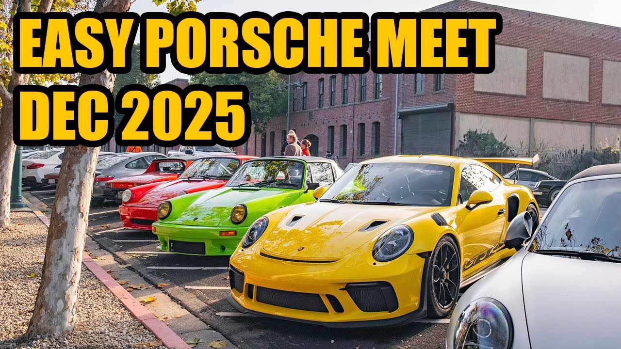 Простая встреча владельцев Porsche в декабре 2025 года.