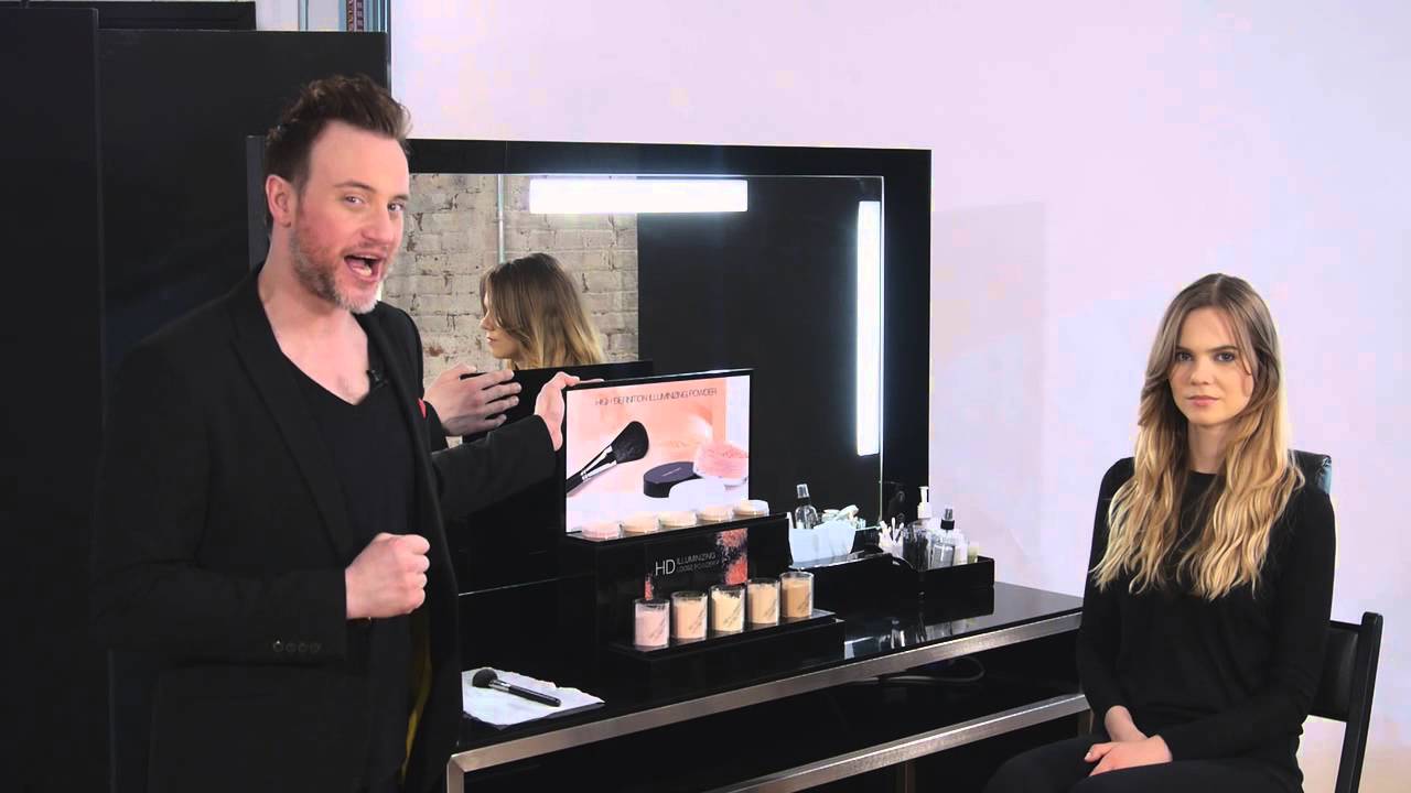 INGLOT HD Illuminizing Loose Powder Application