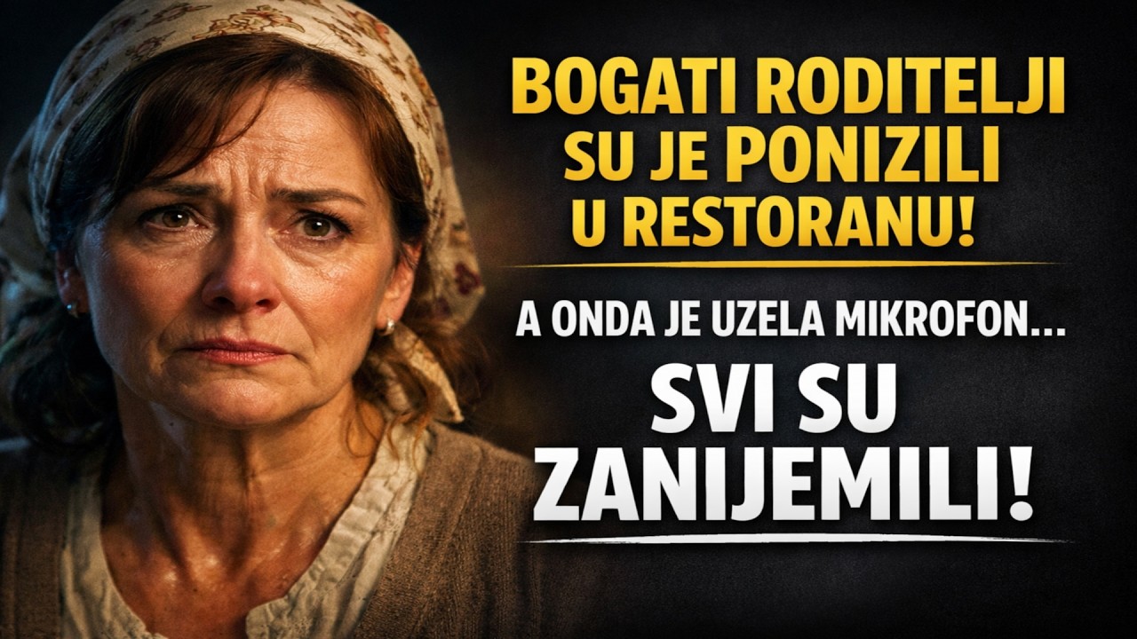 Bogati roditelji su je ponizili u restoranu, a onda je uzela mikrofon i SVI SU ZANIJEMILI