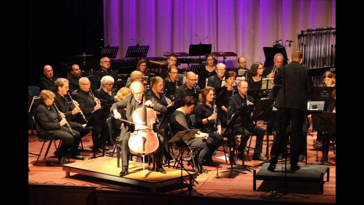 Koninklijke Harmonie Oosterbeek - Le Cygne - Saint Saëns - Rene Berman Solo Cello
