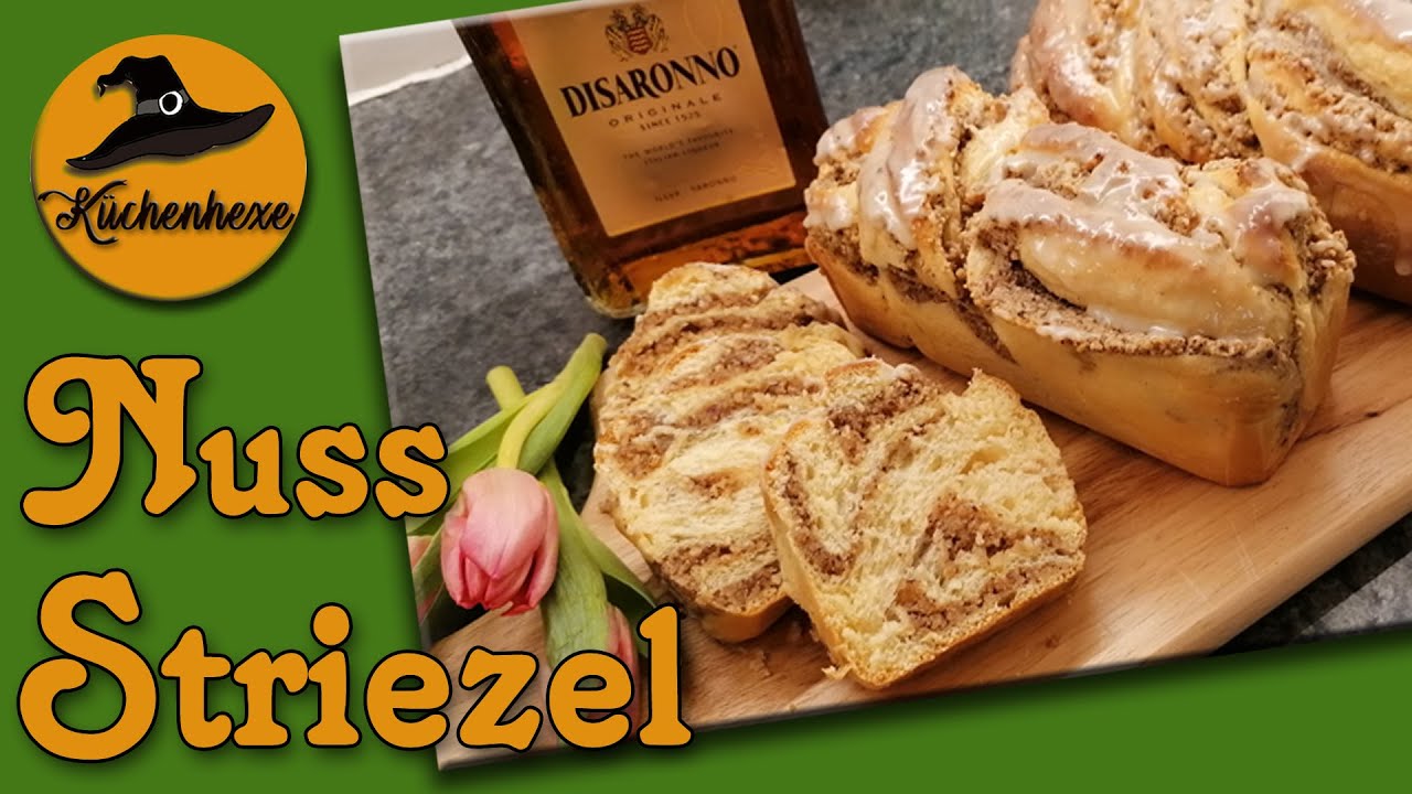 Nussstriezel mit Amaretto     (Nusskuchen )