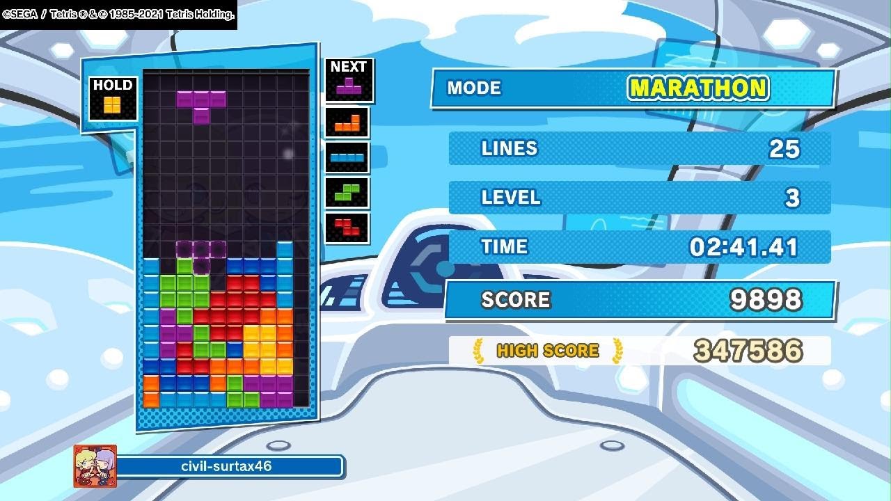 ぷよぷよテトリス２　プレイ