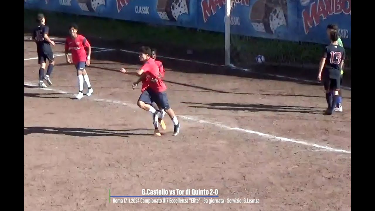 G.Castello vs Tor di Quinto 2-0 Under 17 Elite - 17.11.2024 Highlights