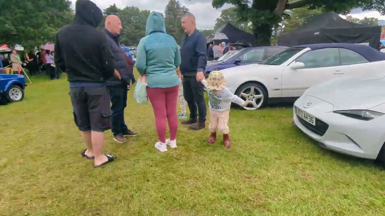 Vintage Cars Show Kilbroney Park, Rostrevor During the rain hour | Reel #04
