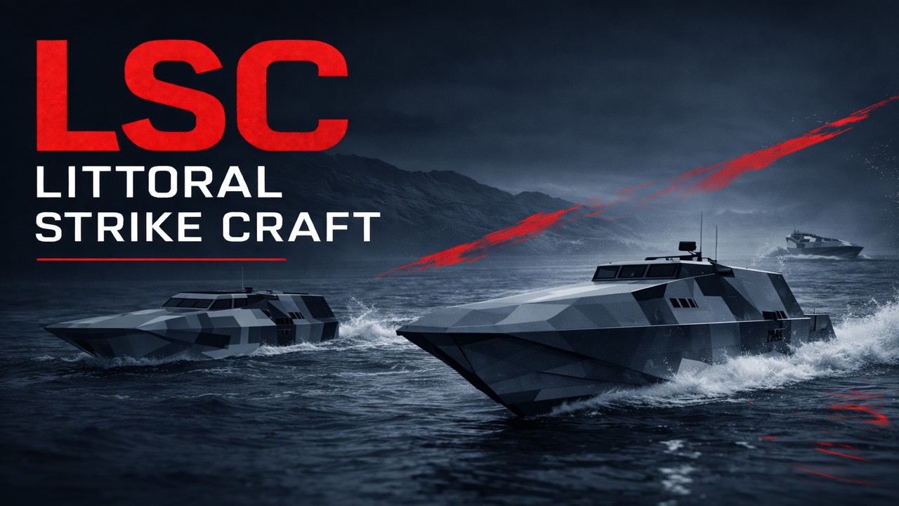 Прибрежный ударный катер (LSC) &ndash; будущее военно-морской войны. Новый малозаметный ударный катер В...