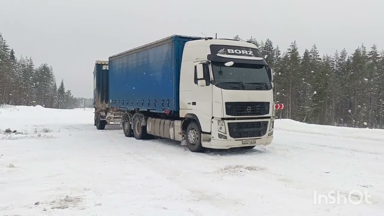Будни паровоза Volvo fh13 едим в Мезень
