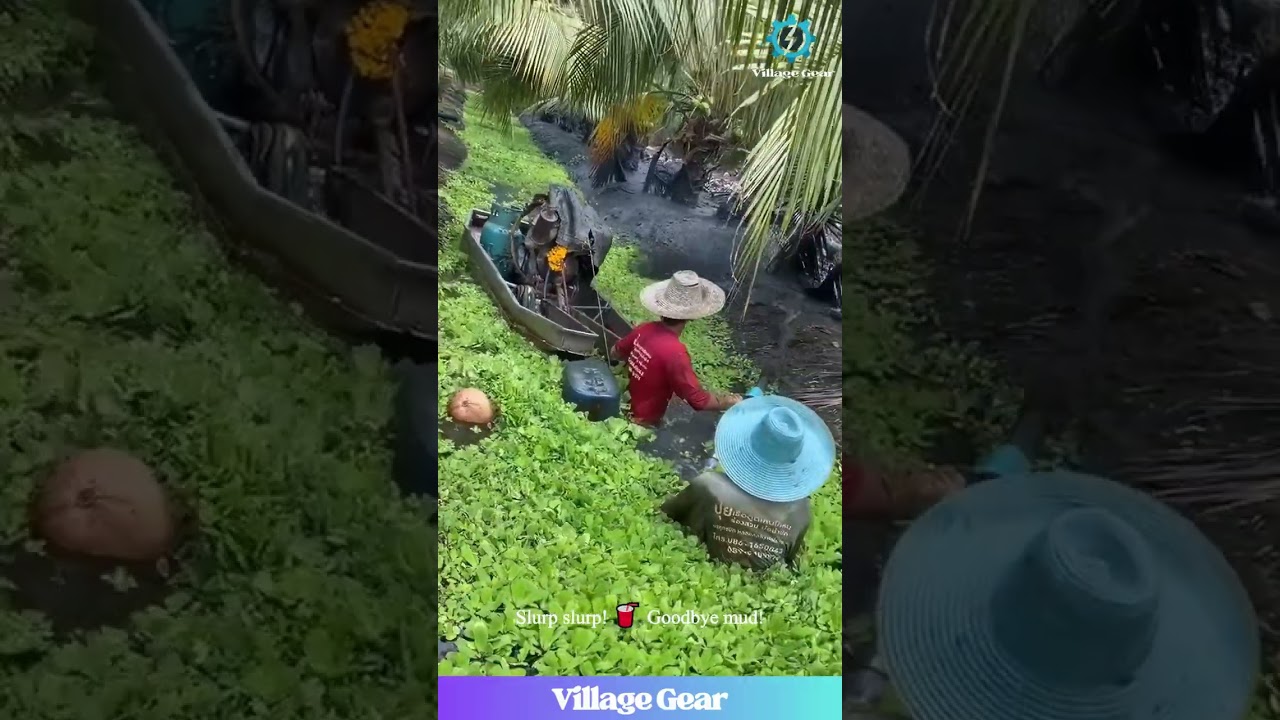 This MUD PUMPING Action is Next Level Grimy & Satisfying! 😂💩 #mudding #oddlysatisfying
