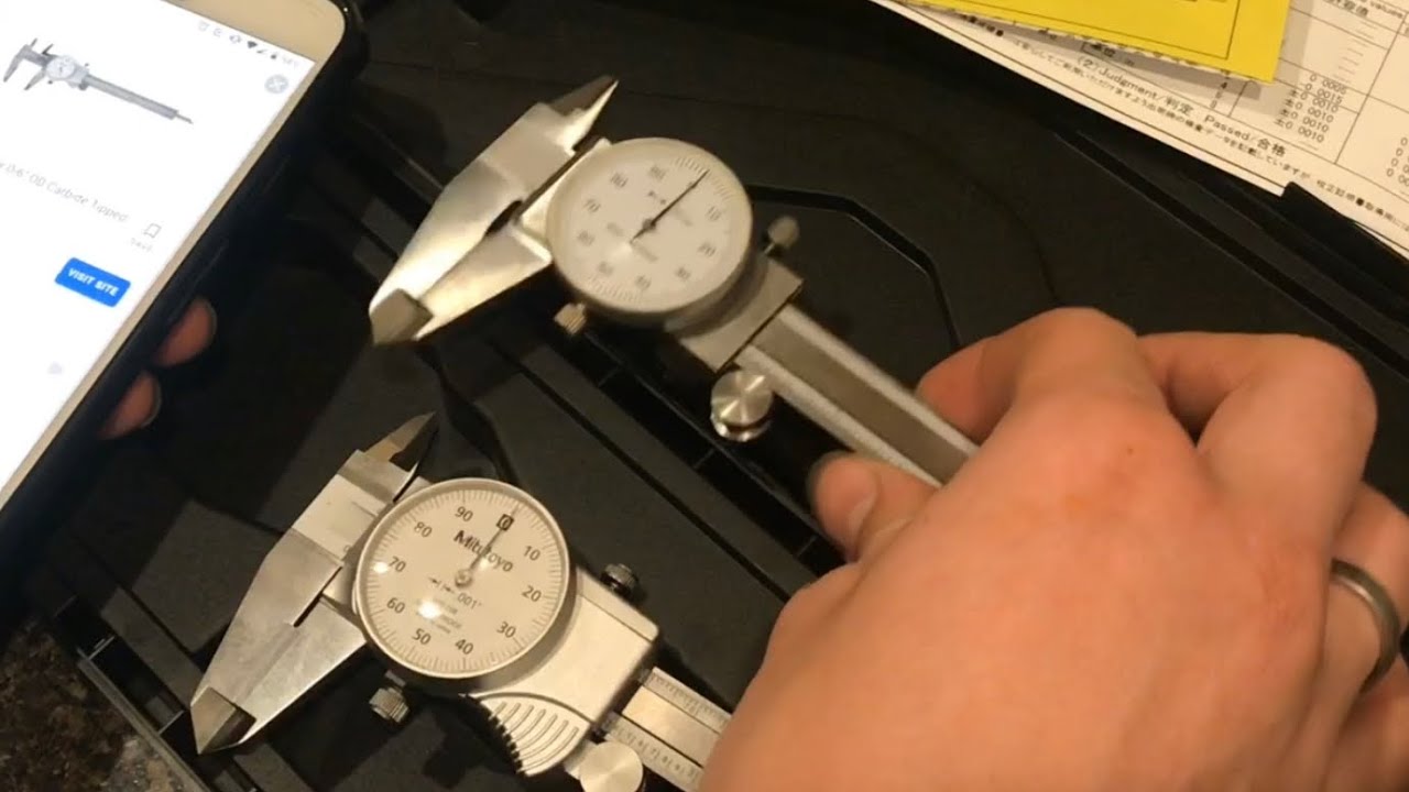 COMPARING mitutoyo dial calipers to the pittsburgh harbor freight version 84477868