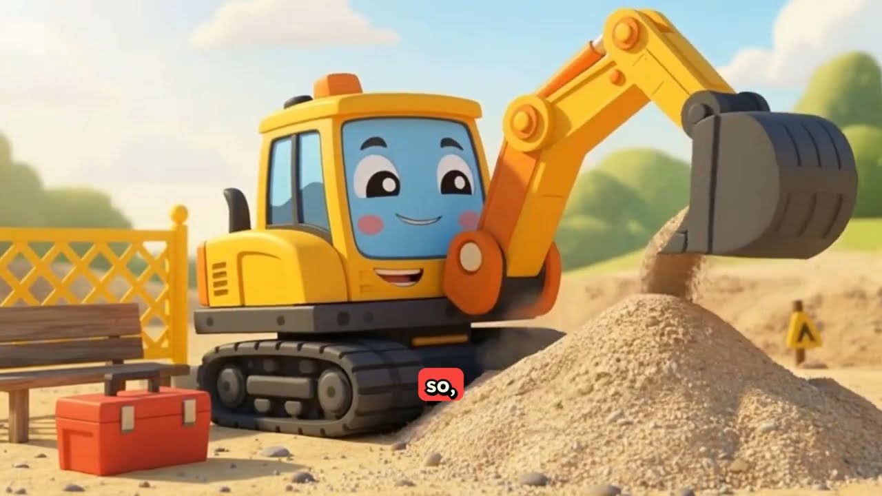 🚜🏗️🌞🎵 der Bagger macht so so so!