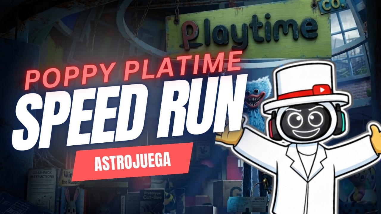TODA LA SAGA DE POPPY PLAYTIME 🔴SPEED RUN🔴1 -  4