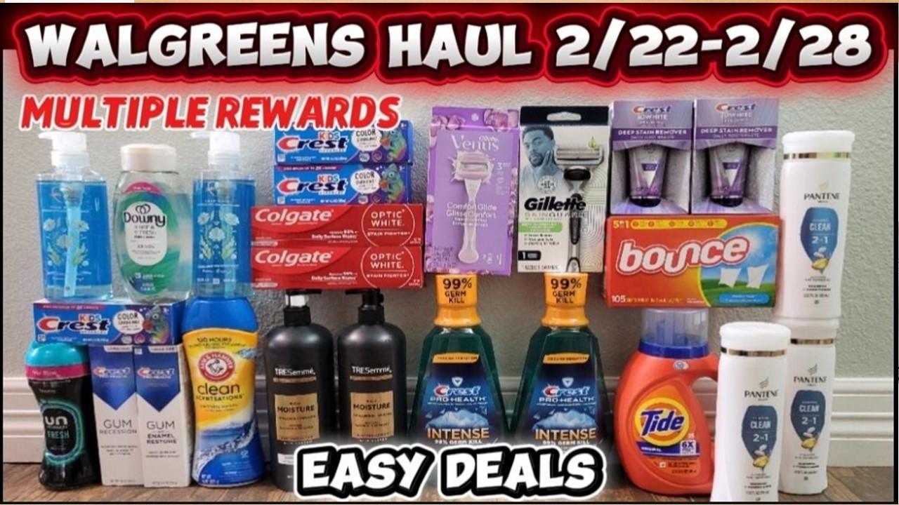 Walgreens Couponing Deals 2/22-28 || Multiple REWARDS || FREE + MONEYMAKER || EASY DEALS 